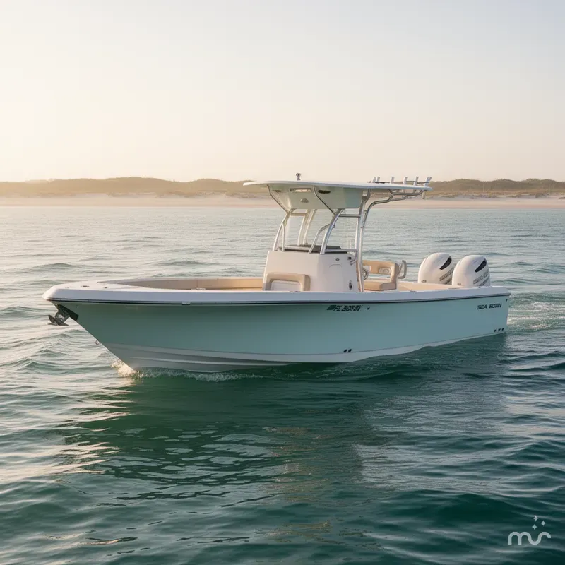 Slide: The Image of Sea Born LX26 Center Console 2021 - 2