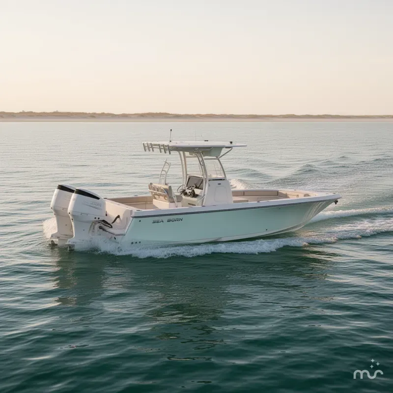 Slide: The Image of Sea Born LX26 Center Console 2021 - 4