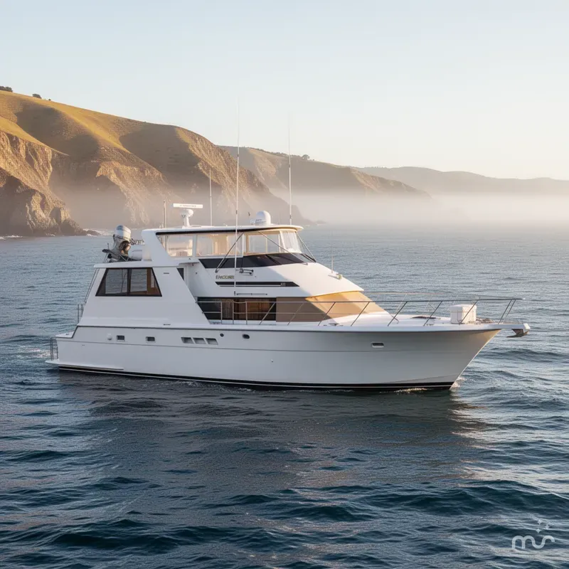 Slide: The Image of Hatteras 52 Cockpit Motor Yacht 1994 - 2