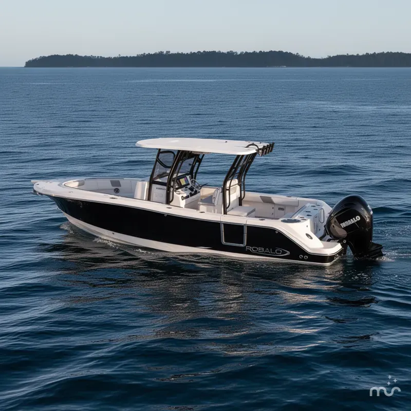 Slide: The Image of Robalo R302 Center Console 2023 - 2