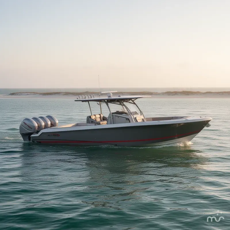 Slide: The Image of Nor-Tech 340 Sport Center Console 2018 - 2