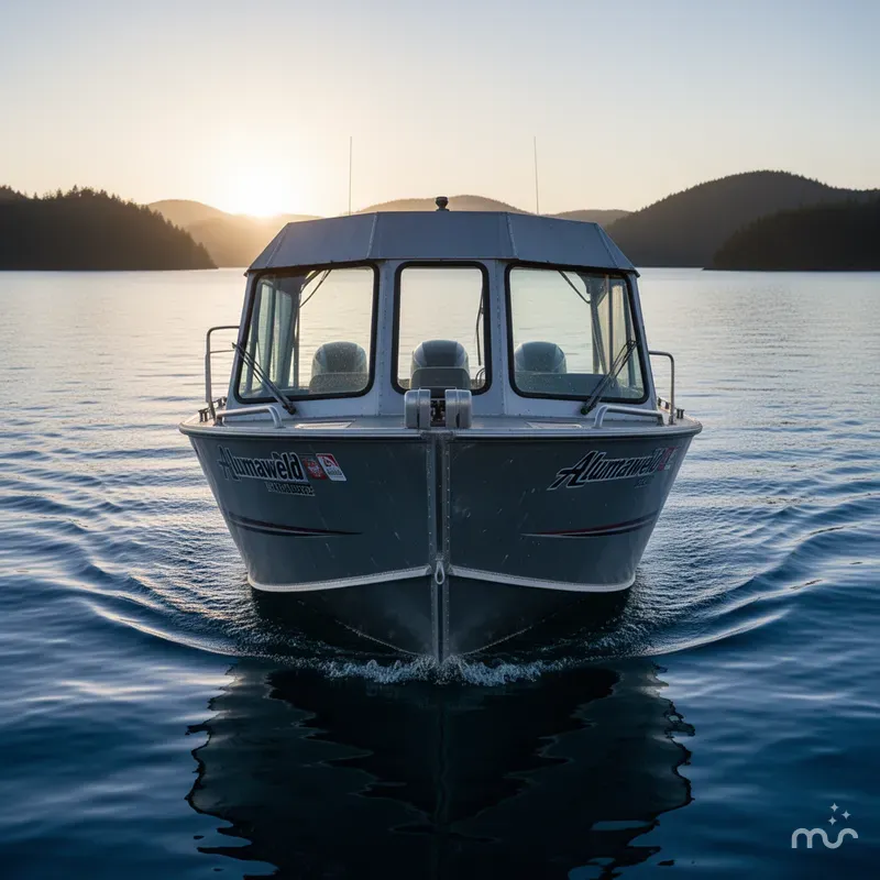 Slide: The Image of Alumaweld Intruder Outboard 20 2004 - 1