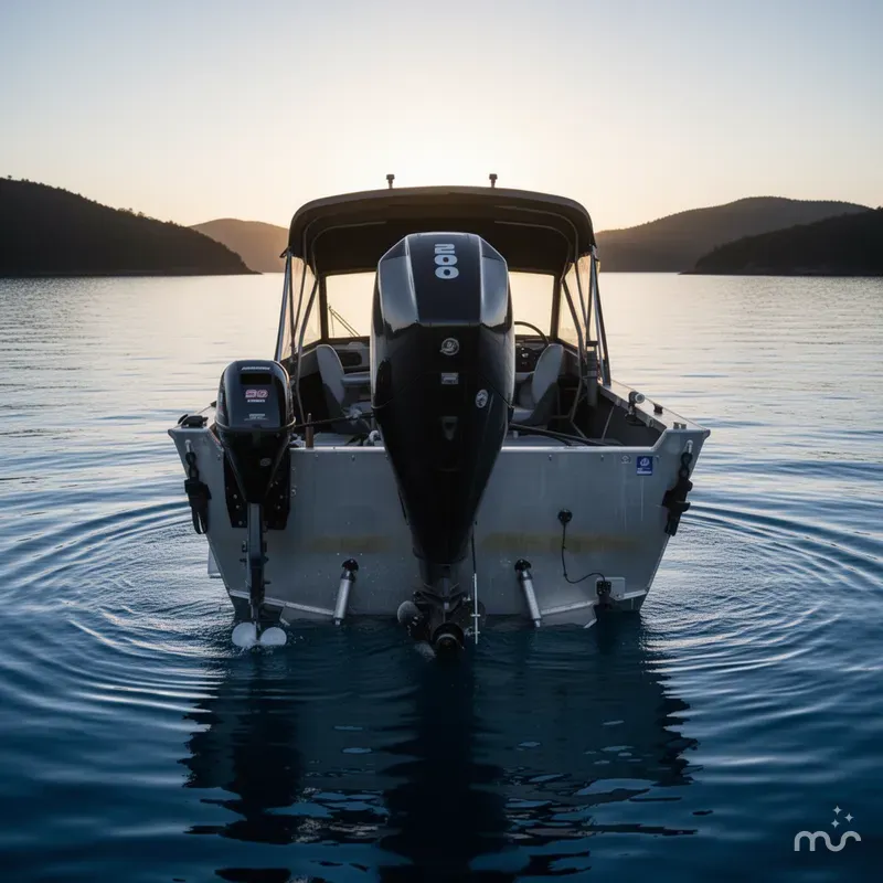 Slide: The Image of Alumaweld Intruder Outboard 20 2004 - 3