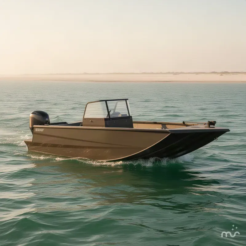 The Image of Edge Boats Sportsman Series 553DB MID DECK-40HP AND TRAILER 2026 - 0