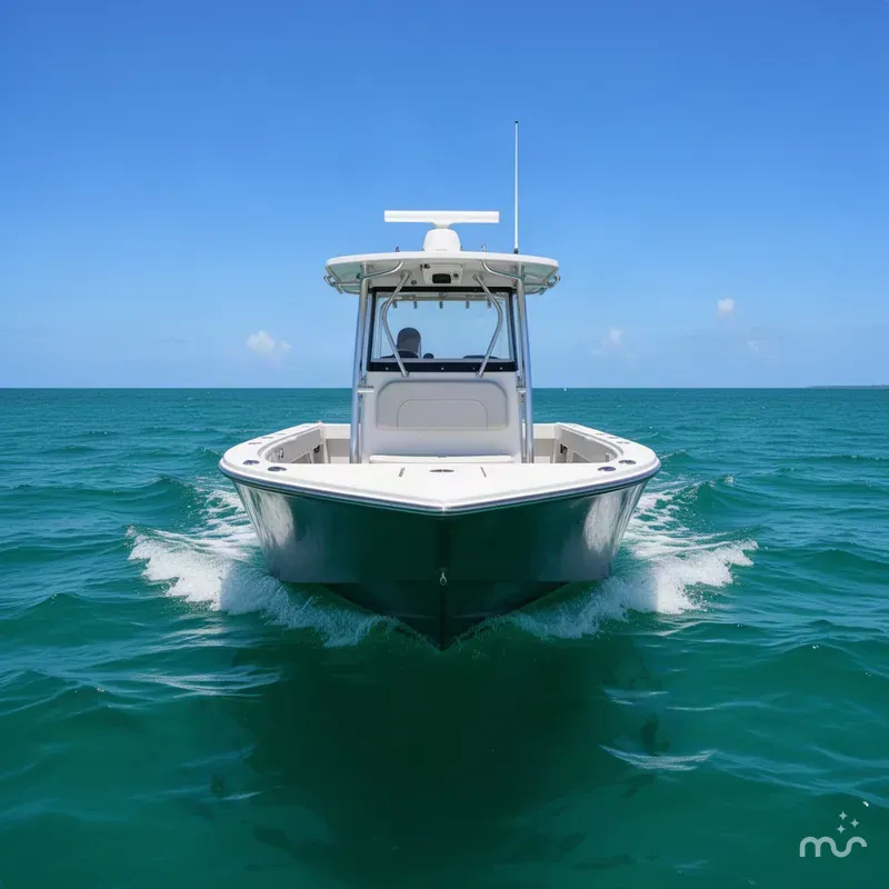 Slide: The Image of Edge Boats Sportsman Series 553DB MID DECK-40HP AND TRAILER 2026 - 1