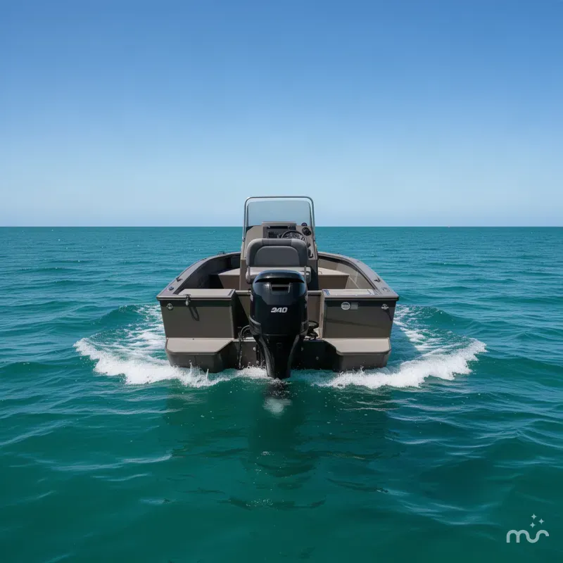 Slide: The Image of Edge Boats Sportsman Series 553DB MID DECK-40HP AND TRAILER 2026 - 3