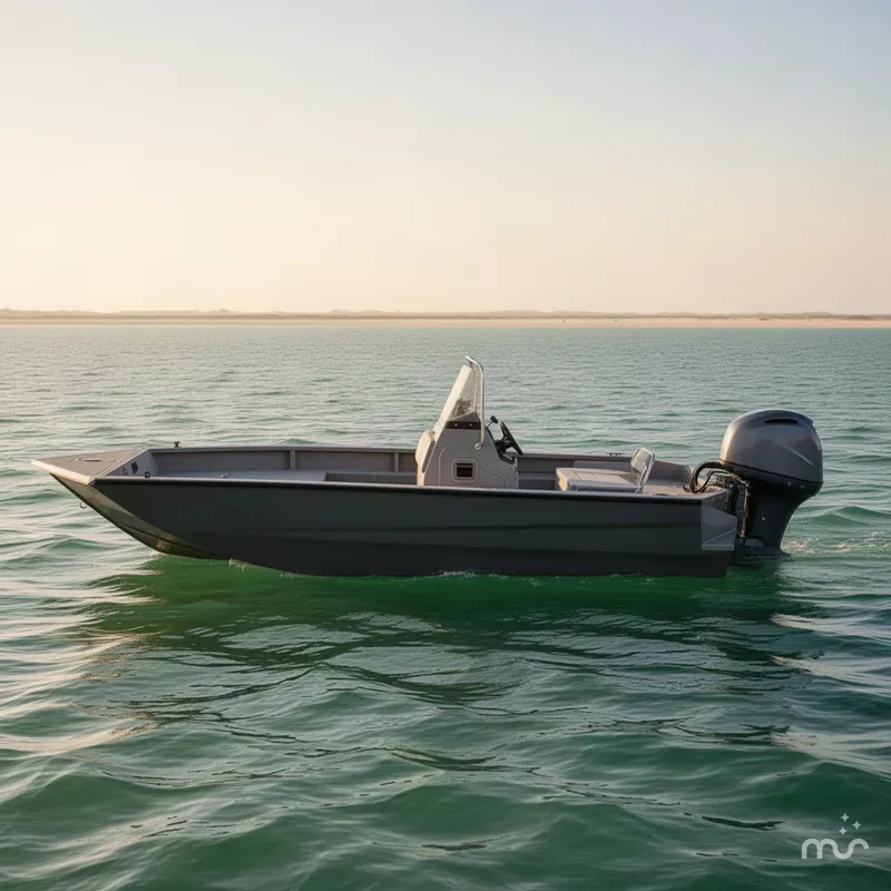 Slide: The Image of Edge Boats Sportsman Series 553DB MID DECK-40HP AND TRAILER 2026 - 2