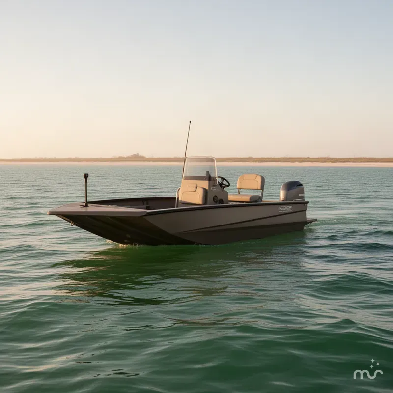 Slide: The Image of Edge Boats Sportsman Series 553DB MID DECK-40HP AND TRAILER 2026 - 4
