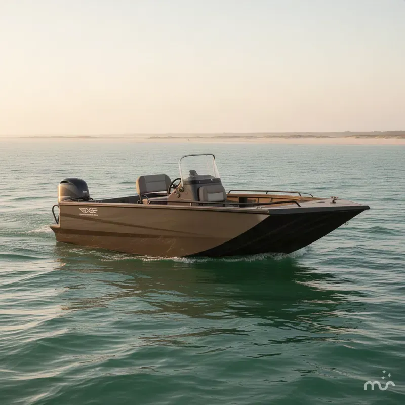The Image of Edge Boats Sportsman Series 553DB MID DECK-40HP AND TRAILER 2026 - 0
