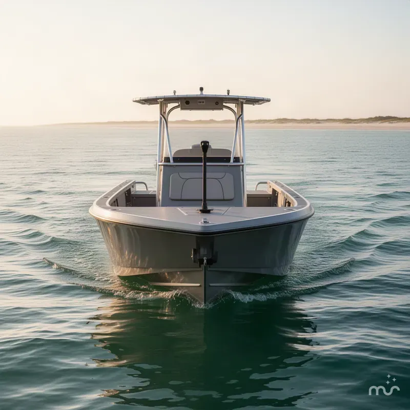 Slide: The Image of Edge Boats Sportsman Series 553DB MID DECK-40HP AND TRAILER 2026 - 1