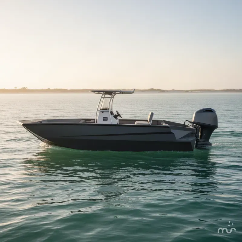 Slide: The Image of Edge Boats Sportsman Series 553DB MID DECK-40HP AND TRAILER 2026 - 2
