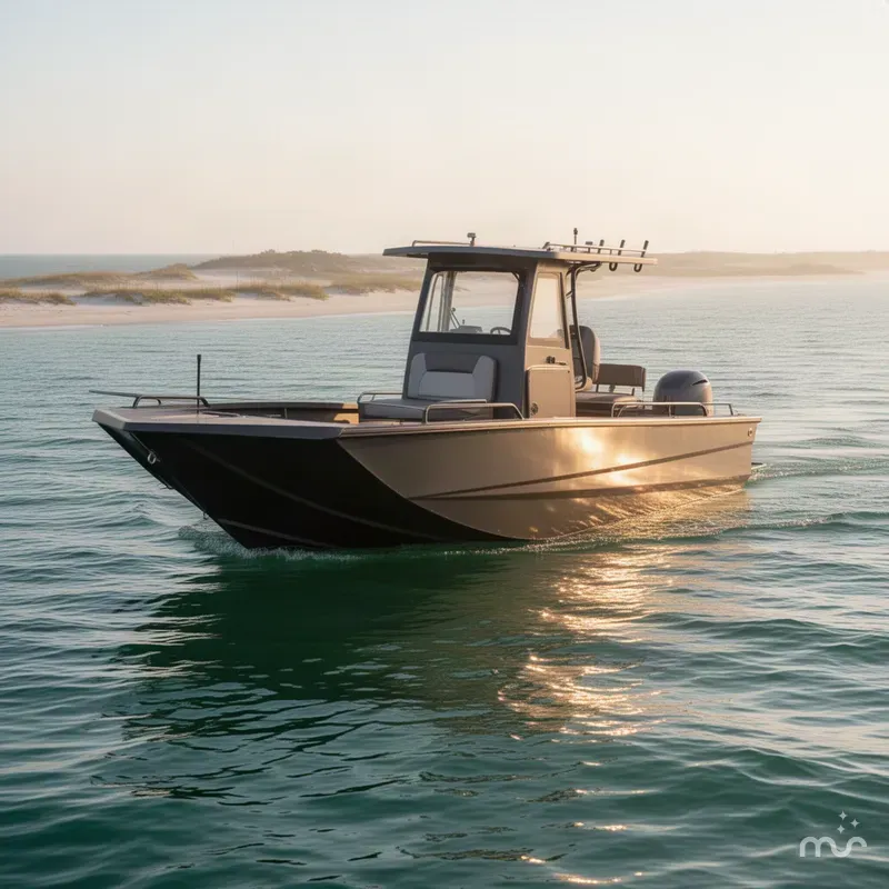 Slide: The Image of Edge Boats Sportsman Series 553DB MID DECK-40HP AND TRAILER 2026 - 4