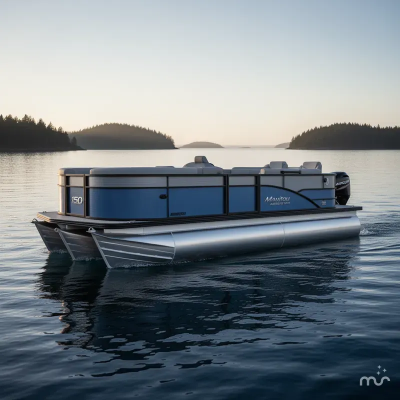 Slide: The Image of Manitou 21 AURORA SE VPII With 150Hp Mercury 150 XL Four-S 2026 - 2