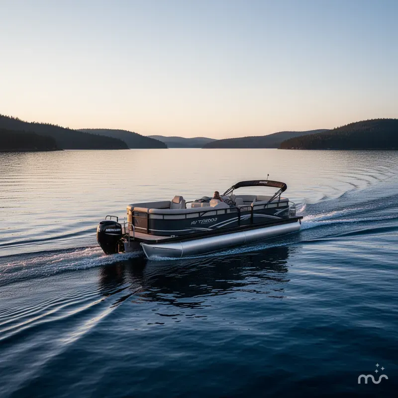 Slide: The Image of Manitou 21 AURORA RF VPII WITH MERCURY 150HP FOUR-STROKE X 2026 - 2
