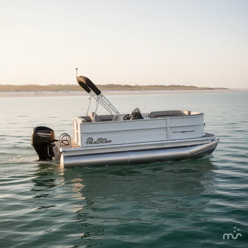 The Image of Sun Tracker Party Barge 16 DLX 2026 - 0