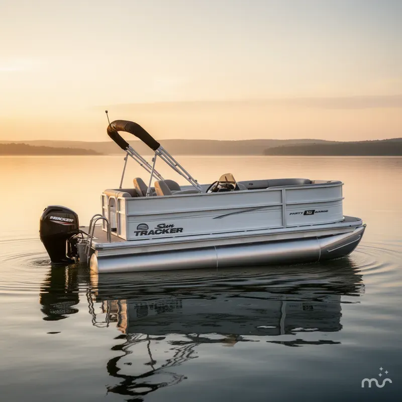 The Image of Sun Tracker Party Barge 16 DLX 2026 - 0