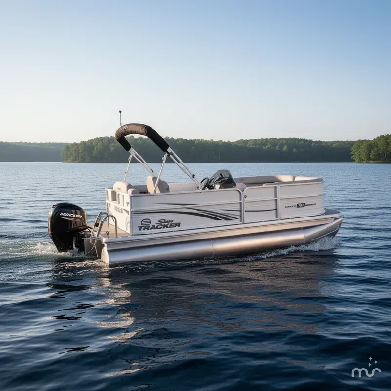 The Image of Sun Tracker Party Barge 16 DLX 2026 - 0