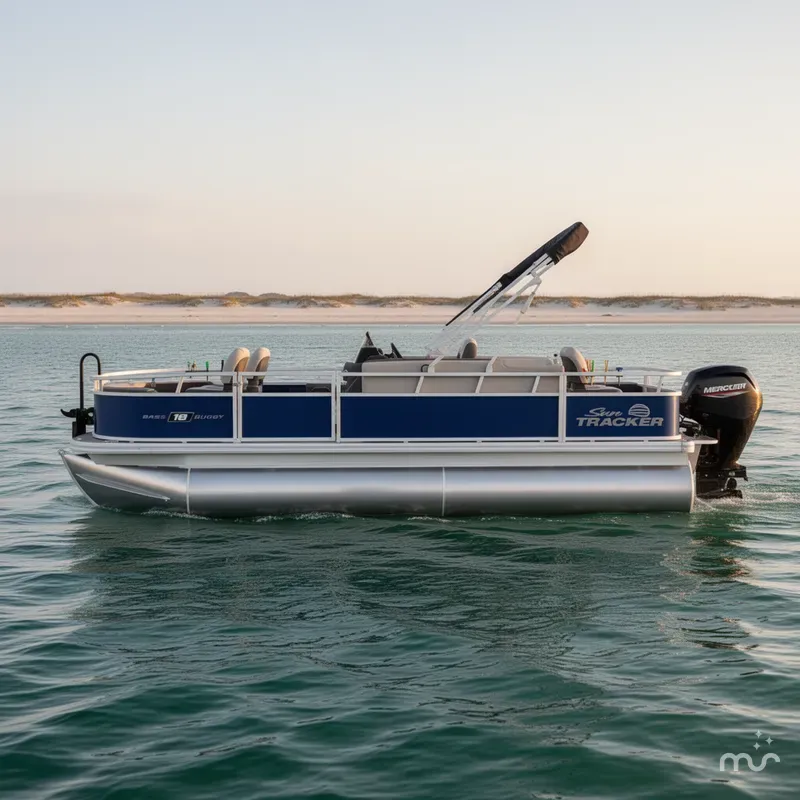 Slide: The Image of Sun Tracker Bass Buggy 18 DLX 2026 - 2