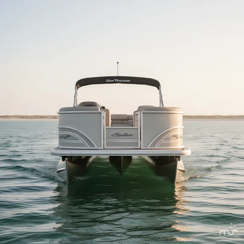 Slide: The Image of Sun Tracker Party Barge 20 DLX 2026 - 1