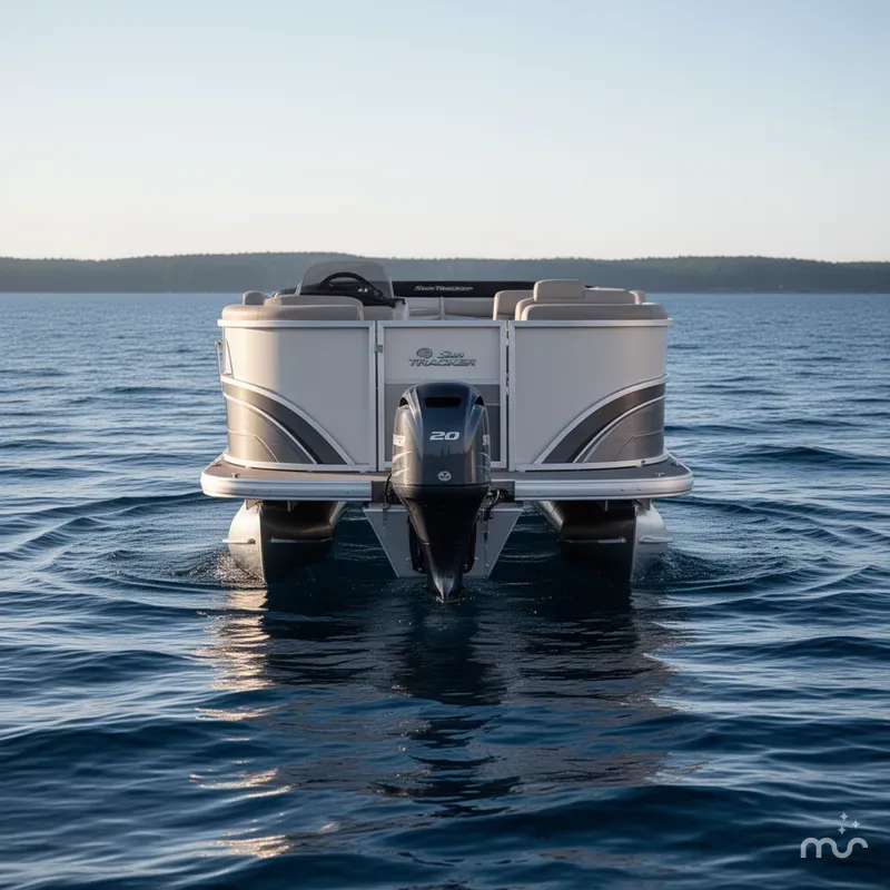 Slide: The Image of Sun Tracker Party Barge 20 DLX 2026 - 3
