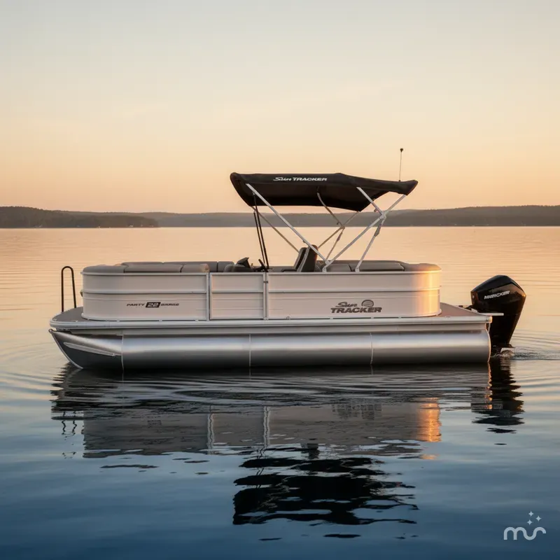 Slide: The Image of Sun Tracker Party Barge 22 XP3 2026 - 2