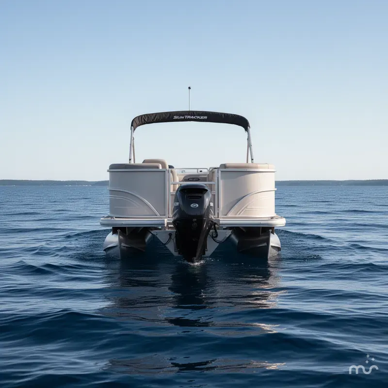 Slide: The Image of Sun Tracker Party Barge 20 DLX 2026 - 2