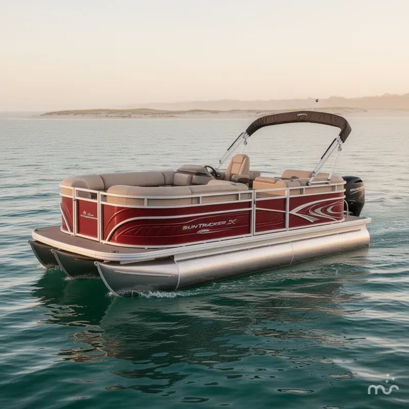 Slide: The Image of Sun Tracker Party Barge 20 DLX 2025 - 0