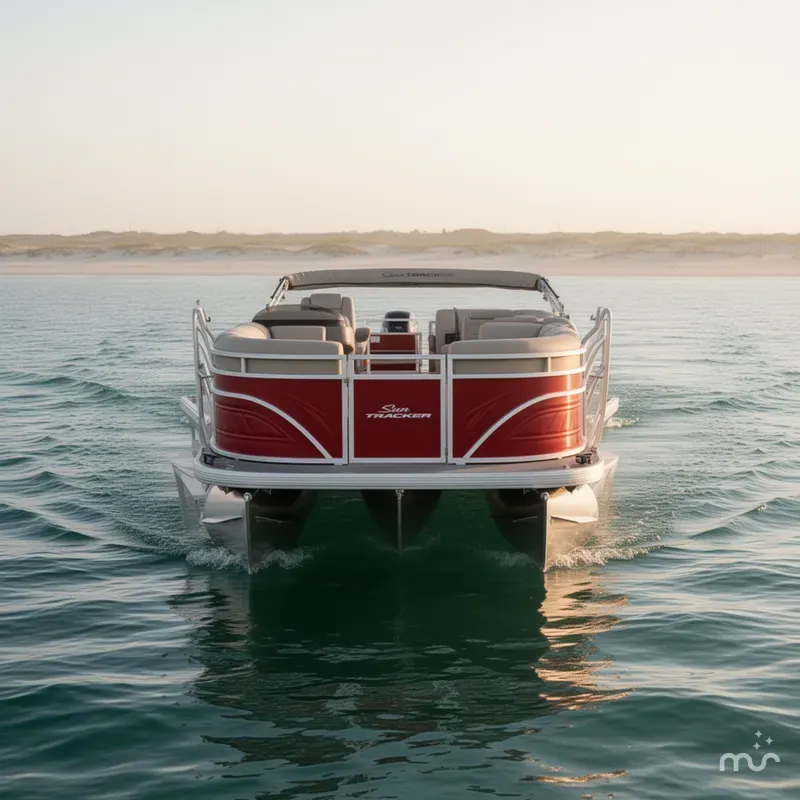 Slide: The Image of Sun Tracker Party Barge 20 DLX 2025 - 1