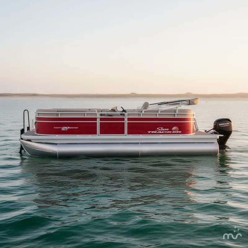 Slide: The Image of Sun Tracker Party Barge 20 DLX 2025 - 2