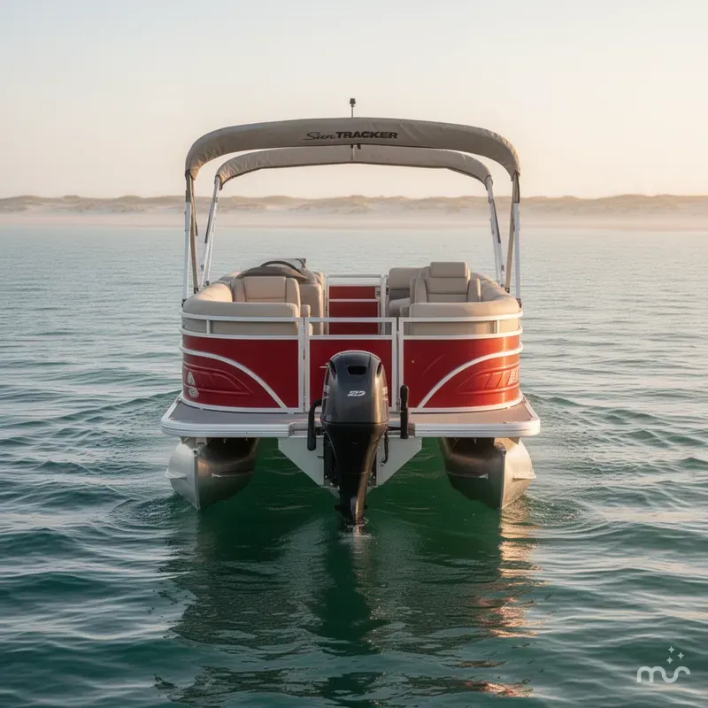 Slide: The Image of Sun Tracker Party Barge 20 DLX 2025 - 3
