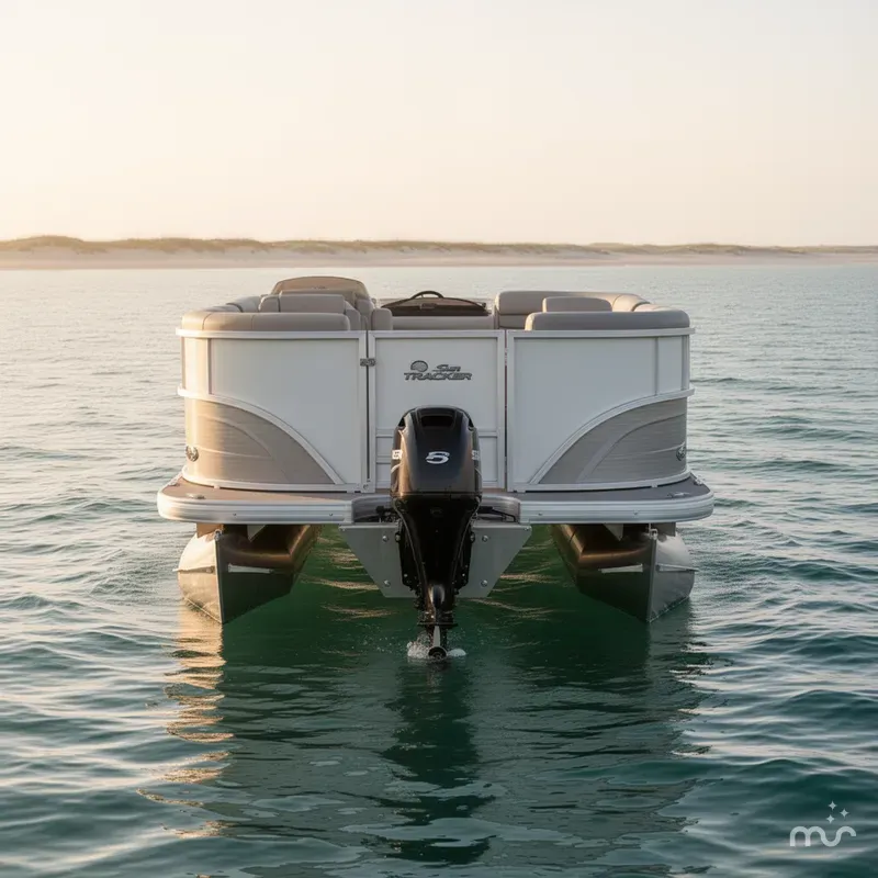 Slide: The Image of Sun Tracker Party Barge 20 DLX 2026 - 3