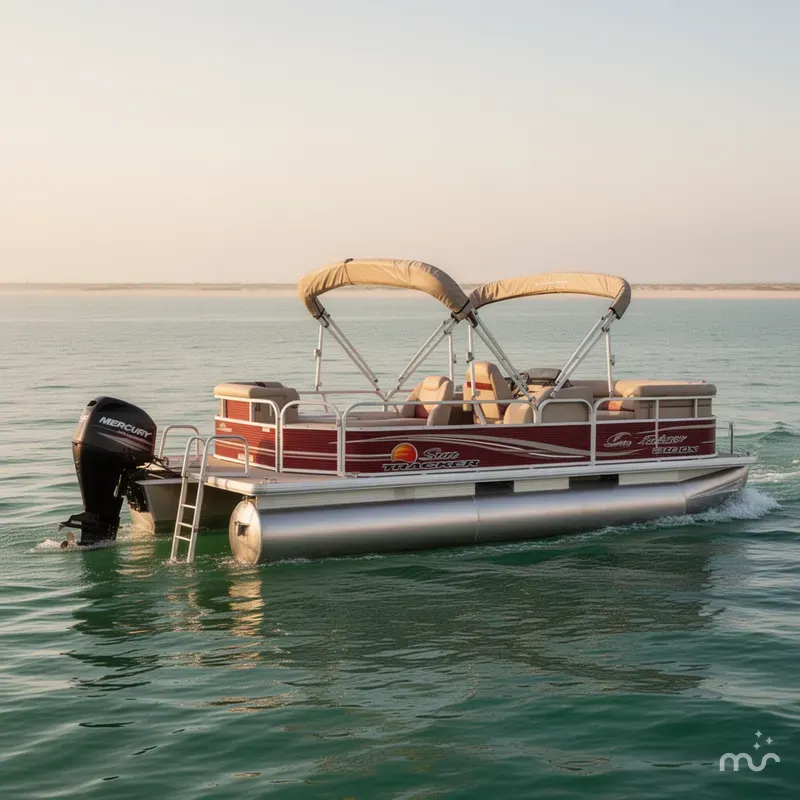 The Image of Sun Tracker Party Barge 20 DLX 2013 - 0
