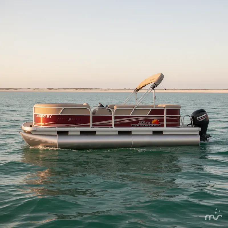Slide: The Image of Sun Tracker Party Barge 20 DLX 2013 - 2