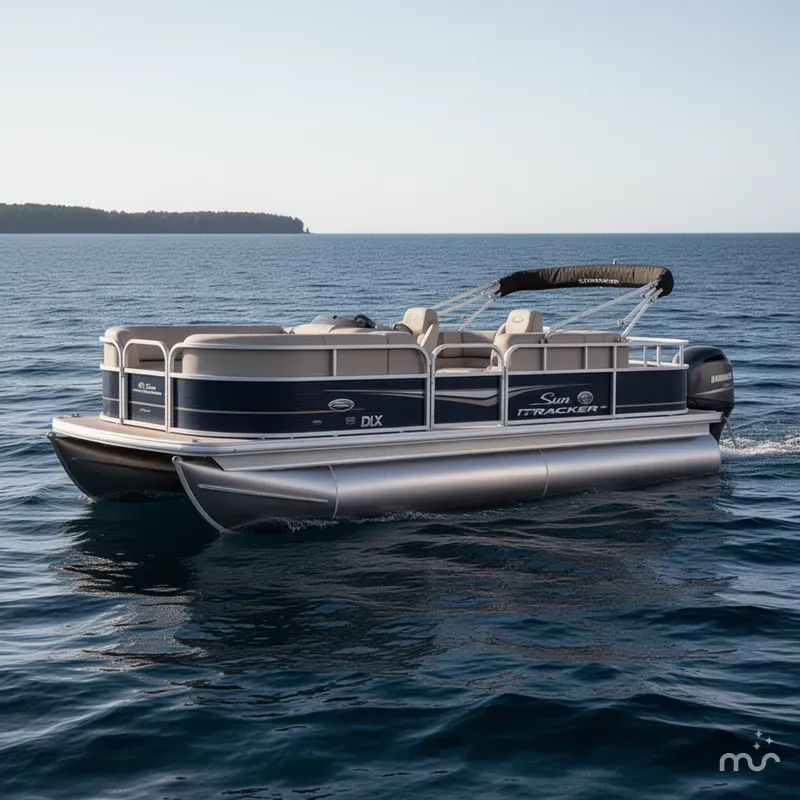 The Image of Sun Tracker Party Barge 18 DLX 2022 - 0