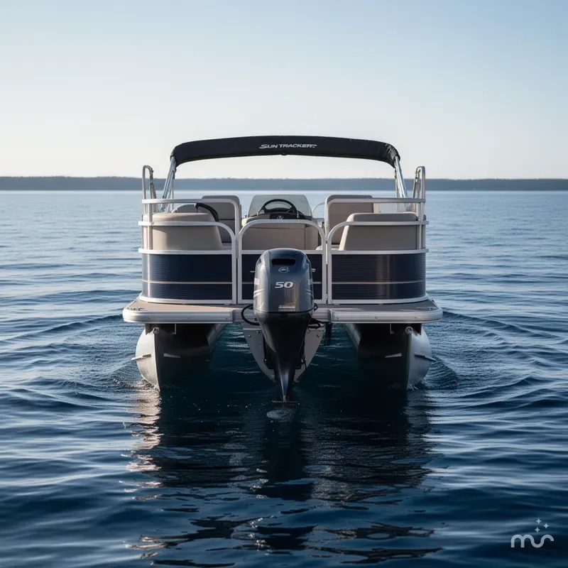 Slide: The Image of Sun Tracker Party Barge 18 DLX 2022 - 3