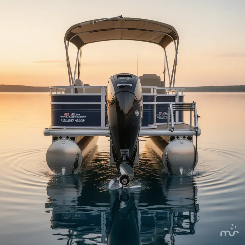 Slide: The Image of Sun Tracker Fishin' Barge 20 DLX 2024 - 1