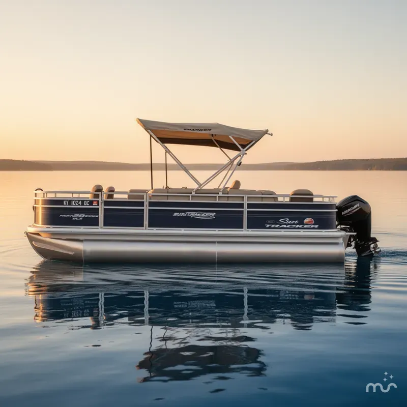 Slide: The Image of Sun Tracker Fishin' Barge 20 DLX 2024 - 2