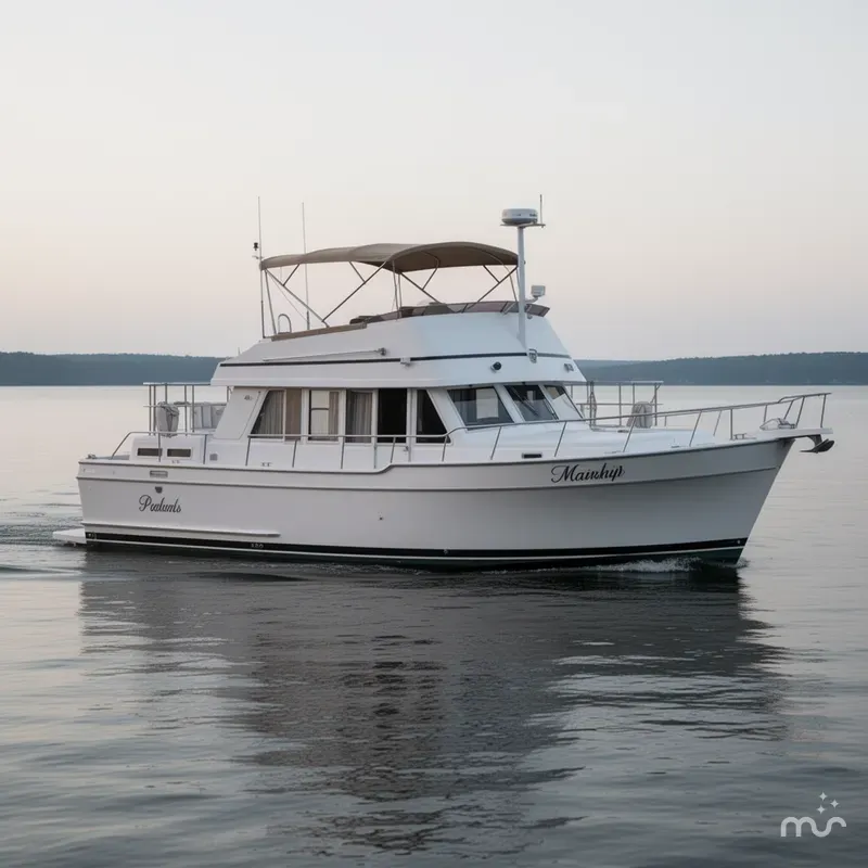 Slide: The Image of Mainship 430 Trawler 2000 - 2