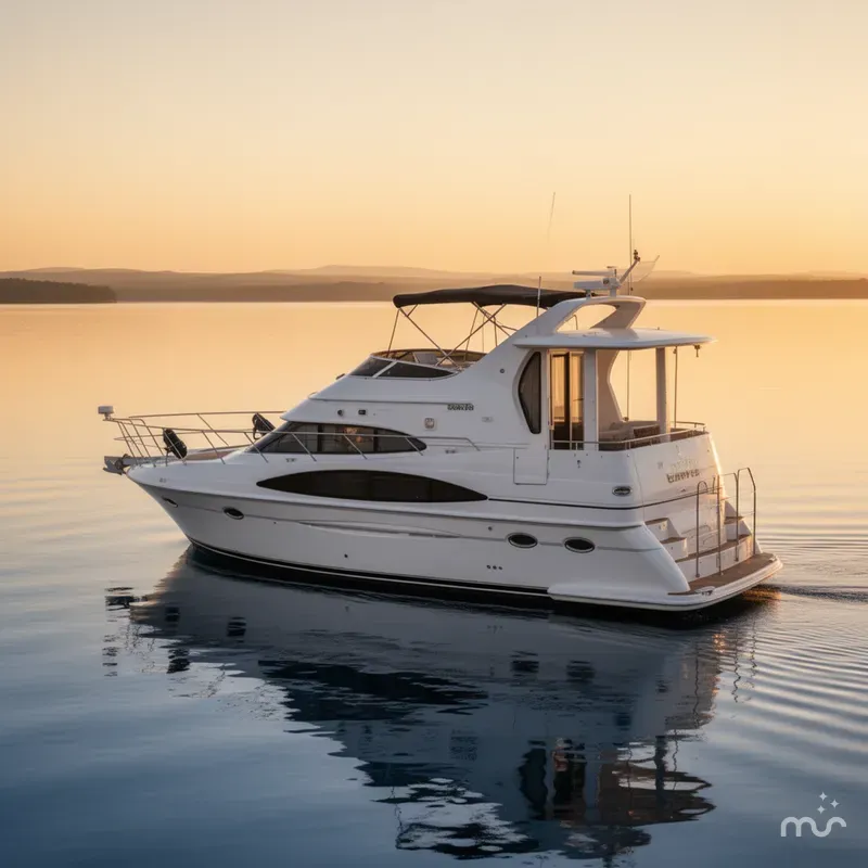 Slide: The Image of Carver Yachts 396 Motor Yacht 2002 - 2