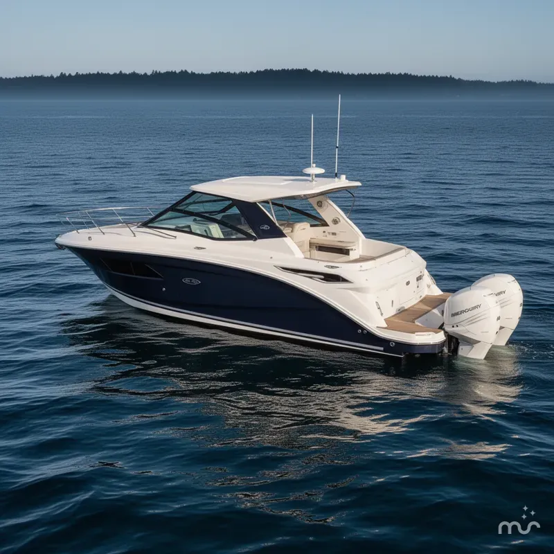 Slide: The Image of Sea Ray Sundancer 320 Outboard 2021 - 2