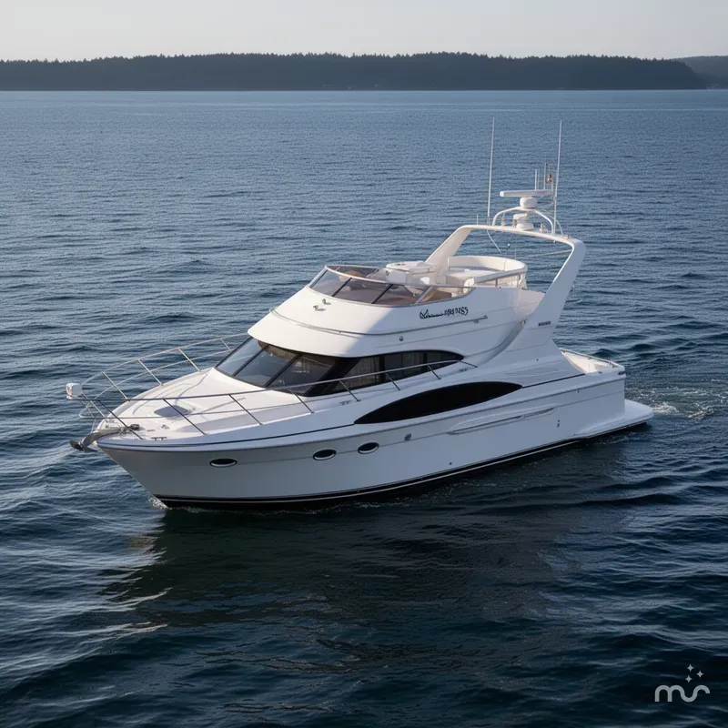 Slide: The Image of Carver Yachts 410 Sport Sedan 2002 - 2