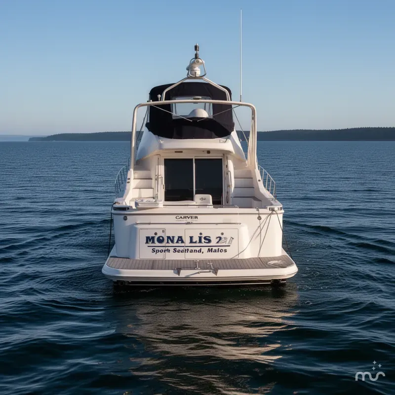 Slide: The Image of Carver Yachts 410 Sport Sedan 2002 - 3