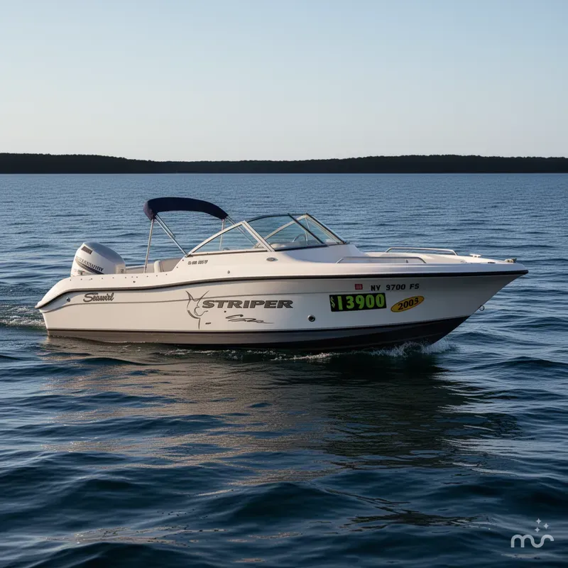 The Image of Seaswirl Striper 1851 Dual Console OB 2003 - 0