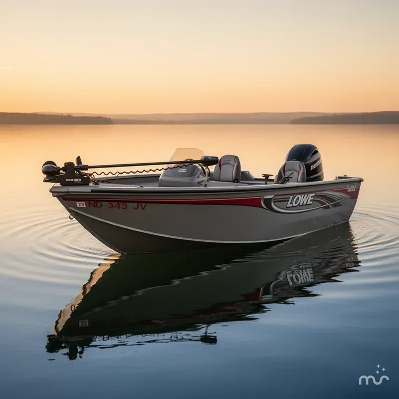 Slide: The Image of Lowe Fishing Machine 175S 2008 - 2