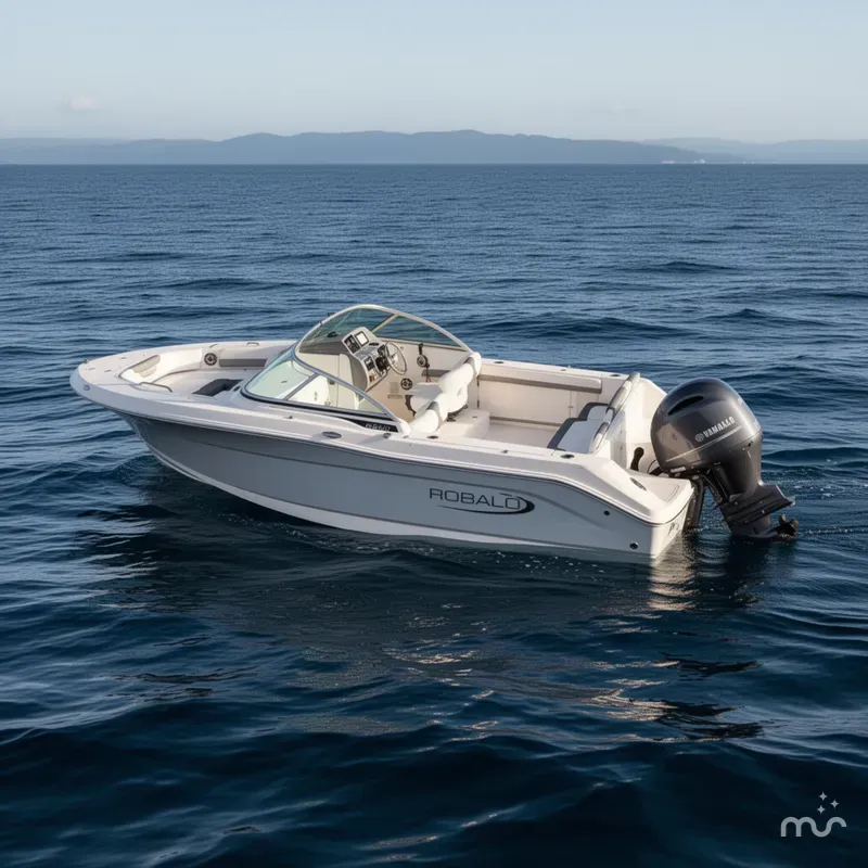 Slide: The Image of Robalo R207 Dual Console 2025 - 2