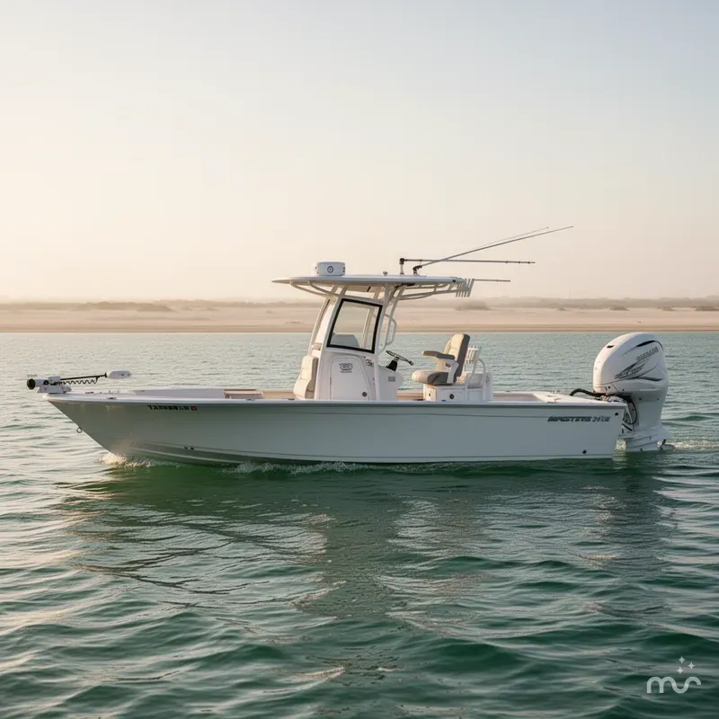 Slide: The Image of Sportsman Masters 267OE Bay Boat 2021 - 2
