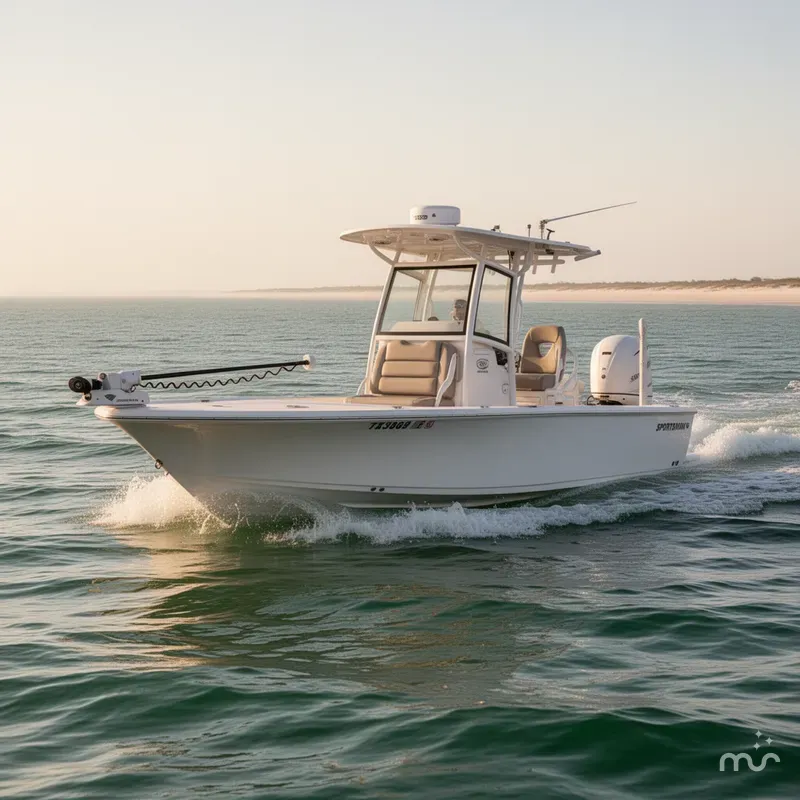 Slide: The Image of Sportsman Masters 267OE Bay Boat 2021 - 4