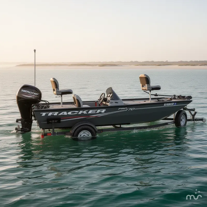 The Image of Tracker Pro 170 With trailer 2017 - 0