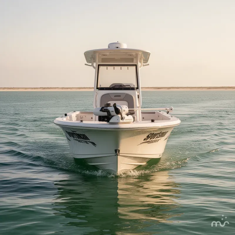 Slide: The Image of Sportsman Masters 267OE Bay Boat 2021 - 1