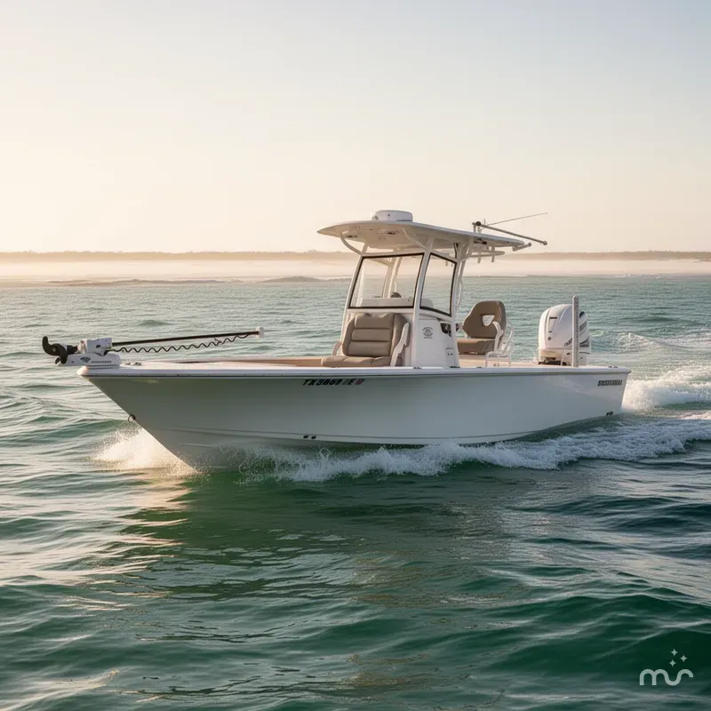 Slide: The Image of Sportsman Masters 267OE Bay Boat 2021 - 4